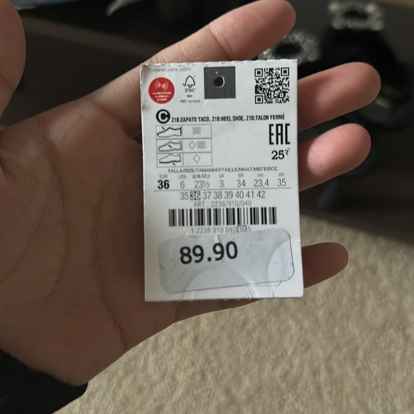 Zara black diamond heels - Picture 5 of 5